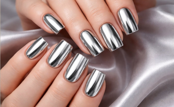 Весна в зеркальном блеске: втирка затмевает тренды маникюра в 2026 году Весна в зеркальном блеске: втирка затмевает тренды маникюра в 2026 году